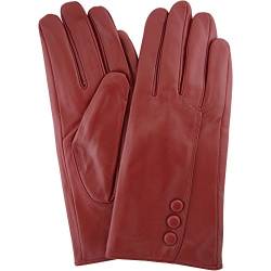 SNUGRUGS Damen Butter Soft Premium Leather Glove Handschuhe, (Red), (Herstellergröße: X-Large 8") von Snugrugs