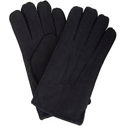 SNUGRUGS Herren Chester, Sheepskin Glove Handschuhe, (Black Black), (Herstellergröße: 9") von Snugrugs