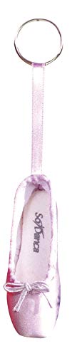 Schlüsselanhänger in Form eines Ballettschuhes mit Schlüsselring - Ballett Geschenkartikel hell-lila von So Danca