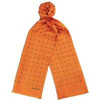 So Milano Seidenschal Polka Dots, Made in Italy, mit Fransenabschluss von So Milano