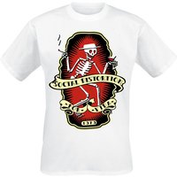 Social Distortion T-Shirt - Por Vida - S bis 3XL - für Männer - Größe 3XL - weiß  - Lizenziertes Merchandise! von Social Distortion