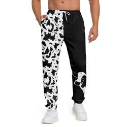 Socira Jogginghose für Herren, Sport, Jogger, Herren, 3D-Druck, Freizeithose, Workout-Trainingshose mit Kordelzug, Stil 2, XXL von Socira