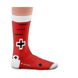 Sock Affairs – Red Baron Unisex-Socken, Lustige Socken für Männer und Frauen – Lustige Coole Socken von Sock Affairs