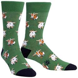 Sock It To Me - Herren Socken Dapper Goats - lustige Herren Socken mit eleganten Ziegenböcken Gr.42-47 One Size von Sock It To Me