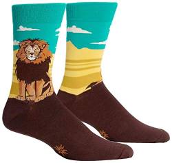 Sock It To Me - Herren Socken Your Rule - lustige Herren Socken mit Löwe für den Bestimmer oder Entscheider der Familie Gr.42-47 One Size von Sock It To Me