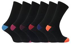 6er pack herren baumwolle qualität bunt muster gestreift argyle socken (39-45 eur, DEE4) von Sock Snob