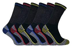 Sock Snob 3, 6, 12 Paar Herren Damen Atmungsaktiv Dünn Anti Schweiss Bambus Arbeitssocken für Sommer (37-42 eu, BWS 6 Pairs) von Sock Snob