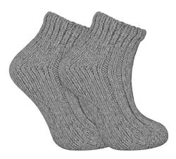 sock snob Damen Winter Bunt Gestrickt Kurz Norweger Style Wollsocken (37/42, 05 Grey) von Sock Snob