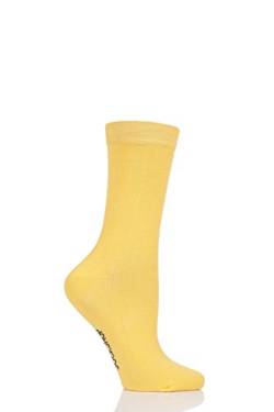 SockShop Damen Farbexplosion Bambus Socken mit glatter Zehennaht Packung mit 1 Hallo Sonnenschein 36-40 von SockShop