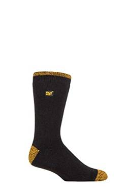 SockShop Heat Holders Herren Workforce 1.6 TOG Lite Verstärkte Ferse und Zehen Arbeitssocken Packung 1 Schwarz 39-45 von SockShop