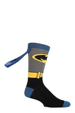 SockShop Herren 1 Paar Batman Socken mit Umhang 40-45 von SockShop