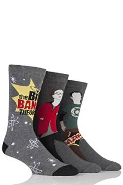 SockShop Herren Big Bang Theory Socken 3er Pack Sortiert 40-45 von SockShop
