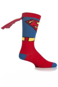 SockShop Jungen 1 Paar Superman-Umhang Socken Multi 31-36 von SockShop