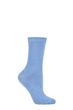 SockShop Lazy Panda Herren und Damen Bambus Socken Packung 1 Hellblau 37-42 von SockShop