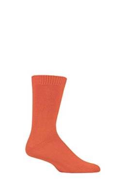 SockShop Lazy Panda Herren und Damen Bambus Socken Packung 1 Orange 46-48 von SockShop