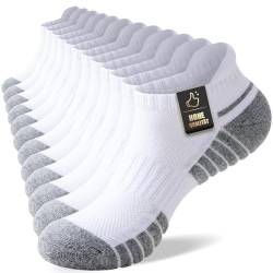 SockWaddles Sneaker Socken Herren Damen, Sportsocken Sneakersocken Atmungsaktive Baumwolle Kurze Laufsocken 35-38 39-42 43-46 47-50, Unisex, 6 Paar von SockWaddles