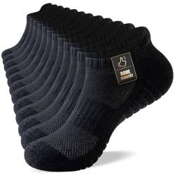 SockWaddles Sneaker Socken Herren Damen, Sportsocken Sneakersocken Atmungsaktive Baumwolle Kurze Laufsocken 35-38 39-42 43-46 47-50, Unisex, 6 Paar von SockWaddles