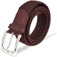 Socked Stoffgürtel Herren Stretchgürtel (105-150cm) stufenlos einstellbar, elastischer Flechtgürtel von Socked