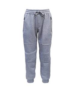 Jogginghose Herren Winter Jogpants dick gefütterte Sporthose für Männer warme Fitnesshose S - 3XL (L, Hellgrau) von Sockenhimmel