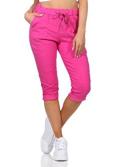 Kurze Damen Sommerhose Chino 7/8 Bermuda Stretchjeans (as3, Numeric, Numeric_36, Numeric_38, Regular, Regular, Pink) von Sockenhimmel