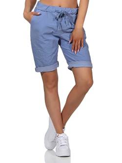 Kurze Damen Sommerhose Chino Shorts Jeans Bermuda (as3, Numeric, Numeric_42, Numeric_44, Regular, Regular, Jeans) von Sockenhimmel