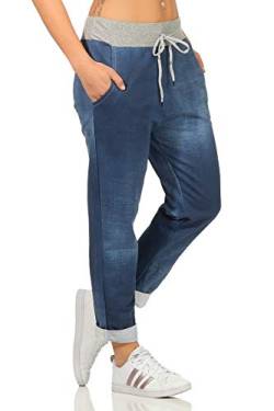 Sockenhimmel Freizeithose leichte Rehahose Damen angenehme Jogginghose Jeans Optik Damenhose Jogpants (36-38, Blau) von Sockenhimmel
