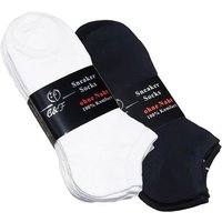 Sockenhimmel Sneakersocken Socken für Damen leichte Sommersocken kurze Sportsocken in Basic Farben (10 Paar) maschinengekettelte Naht (sehr flach) von Sockenhimmel