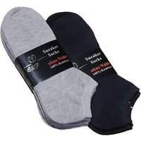 Sockenhimmel Sneakersocken Socken für Damen leichte Sommersocken kurze Sportsocken in Basic Farben (10 Paar) maschinengekettelte Naht (sehr flach) von Sockenhimmel