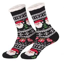 Sockenversandhandel.de Hüttensocken Weihnachtsmann (1 Paar) 36-41 von Sockenversandhandel.de