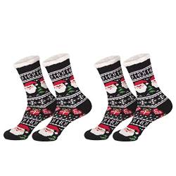 Sockenversandhandel.de Hüttensocken Weihnachtsmann (2 Paar) 42-47 von Sockenversandhandel.de