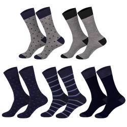 Jeanssocken (10 Paar) Herrensocken I Jungensocken I Herren Socken I Anzugsocken I Socken I Baumwolle I Farbig I 39-42, 43-46 I Strümpfe 39-42 (6531) von Sockenversandhandel