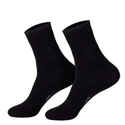 Schwarze Kurzsocken (10 Paar) Herrensocken I Jungensocken I Freizeitsocken i Anzugsocken I Socken I Baumwolle I kurzer Schaft I 39-42, 43-46 I Black Strümpfe 39-42 (6568) von Sockenversandhandel