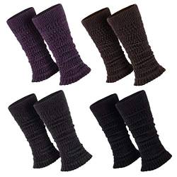 Sockenversandhandel 1 Paar Stulpen Damen Teens Legwarmers Lila von Sockenversandhandel