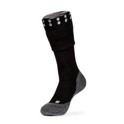 Socklaender Doppelschaft Socke, schwarz | Funktionssocke, Schutz vor Dreck im Schuh | Angenehme Passform [Größe 36-39] von Socklaender