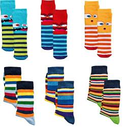 Kinder Socken 6 Paar 23-26,Mehrfarbig1 von Socks 4 Fun