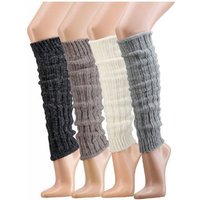 Socks 4 Fun Beinstulpen Alpaka Wolle Stulpen Grobstrick (Set, 1 Paar) mit viel Wolle von Socks 4 Fun
