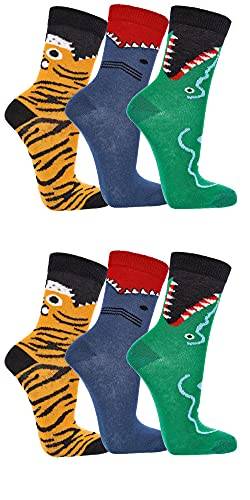 Socks 4 Fun Kinder Socken,6 Paar,31-34,Mehrfarbi von Socks 4 Fun