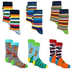 Socks 4 Fun Kinder Socken,6pack,23-26,Mehrfarbig6 von Socks 4 Fun