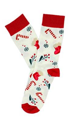 Neujahrs-Themen-Candy gemusterte bunte Socken von Socks Tunnel