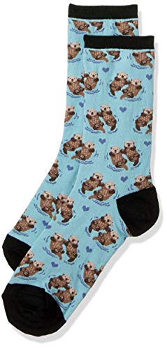 Signifikante Otter One Size passt die meisten blauen Kreide Damen Socken von Socksmith