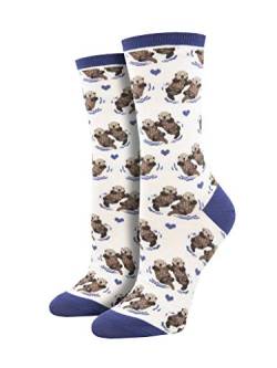 Socksmith Damen Otter - Weiß - Einheitsgröße von Socksmith