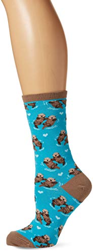 Socksmith Damen Significant Otter Socken, Blau (Bright Blue Bright Blue), One Size von Socksmith