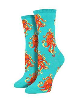 Socksmith - Socktopus- bunte Socken - Damen - Gr. 39-42 (Teal) von Socksmith