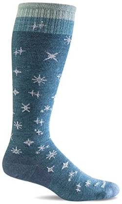 Sockwell Damen Twinkle Firm Graduated Compression Socke, Blue Ridge, Small-Medium von Sockwell