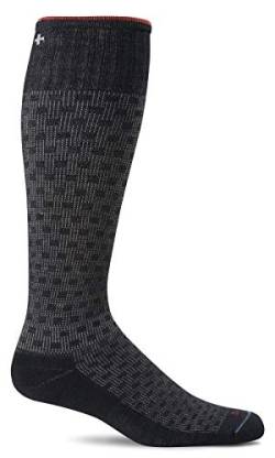 Sockwell Herren Shadow Box Kompressionsstrumpfe Klasse 1 Black von Sockwell