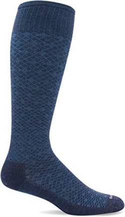 Sockwell Men's Featherweight Moderate Graduated Compression Sock, Navy - M/L von Sockwell