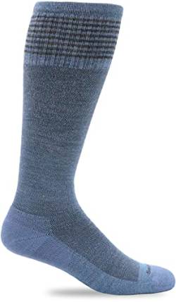 Sockwell Women's Elevation Firm Graduated Compression Sock, Bluestone - S/M von Sockwell