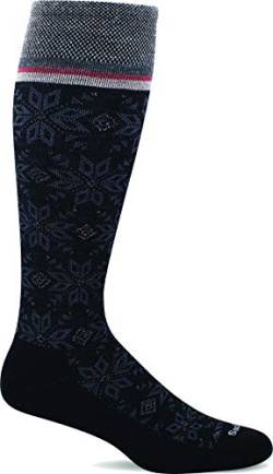 Sockwell Women's Winterland Moderate Graduated Compression Sock, Black - M/L von Sockwell