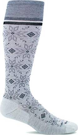 Sockwell Women's Winterland Moderate Graduated Compression Sock, Natural - M/L von Sockwell