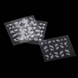 Nail Art Sticker 50 Blatt 3D Blumen für Nail Art für Frauen für Salon für Nägel von Socobeta